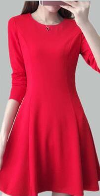 фото 3 Приталенное платье с длинными рукавами