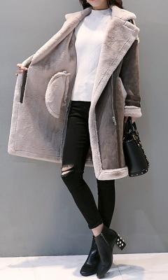 фото 2 Дублёнка средней длины