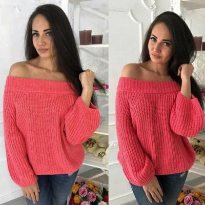 купить Пуловер с открытыми плечами