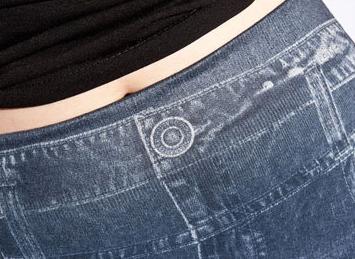 фото 3 Леггинсы с имитацией рваных джинс